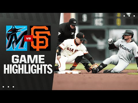 Marlins vs. Giants Game Highlights (6/25/25) | MLB Highlights