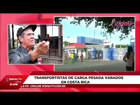 Transportistas hondureños varados en Costa Rica