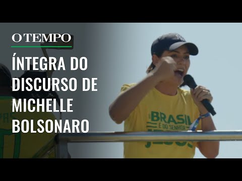 Michelle Bolsonaro discursa no Rio: Precisamos de gente de bem
