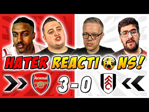 Arsenal's Rivals & Haters DISGUSTED 🤮 Reactions to Arsenal 3-0 Fulham | Premier League Fan Reactions