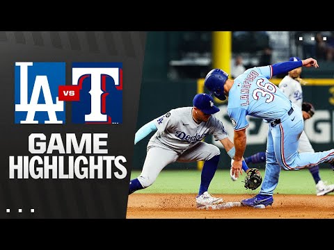 Dodgers vs. Rangers Game Highlights (4/20/25) | MLB Highlights