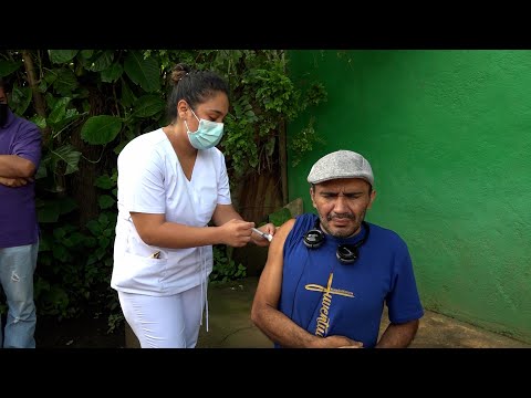 Familias de Ticuantepe se inmunizan contra la Covid-19