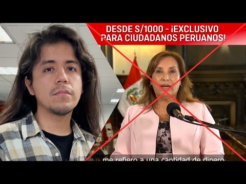 Video de Dina Boluarte promoviendo plataforma de inversión es un montaje #dinaboluarte #facts