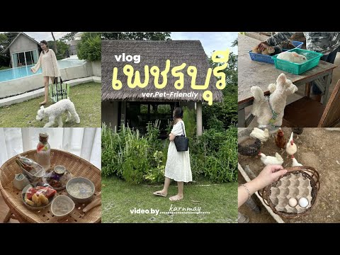 เพชรบุรีvlogพักฟาร์มสเตย์สุด