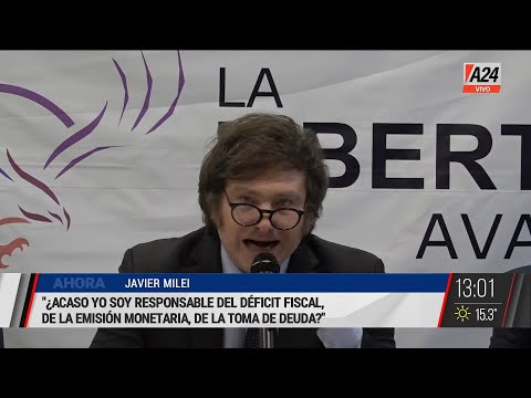 Javier Milei DENUNCIÓ un intento de PROSCRIPCIÓN del Gobierno tras la denuncia del Presidente
