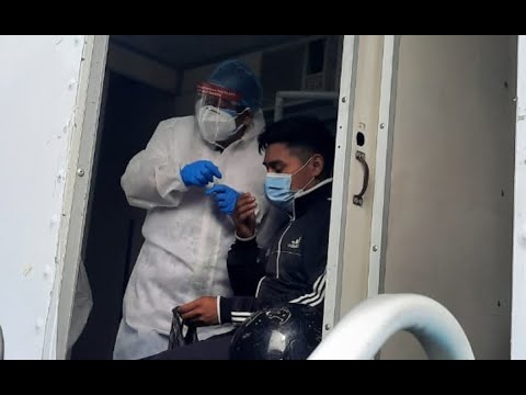 España donó 50 mil pruebas de hisopado