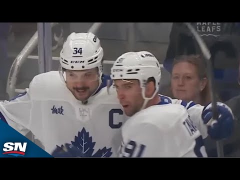 Maple Leafs Matthews Fires in One-Timer for Fifth Goal of Season