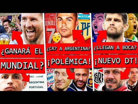 COMPUTADORA predijo que ARGENTINA será CAMPEÓN+ CRISTIANO al FUTBOL ARGENTINO?+ Más REFUERZOS a BOCA