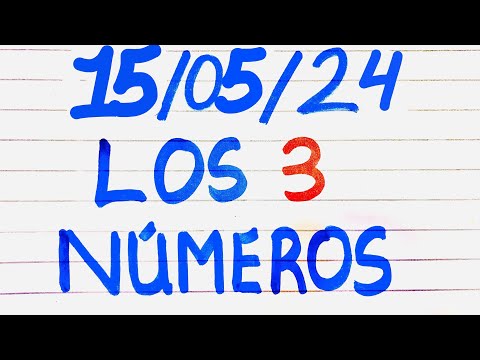 LOS TRES NÚMEROS QUE MAS SALEN HOY 09 DE MAYO DEL 2024