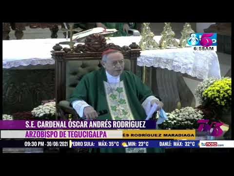 Cardenal Rodríguez hace un fuerte llamado a los políticos