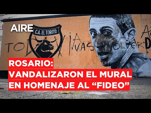 Vandalizaron el mural en homenaje a Di María en el club El Torito | Rodrigo Miró, columnista