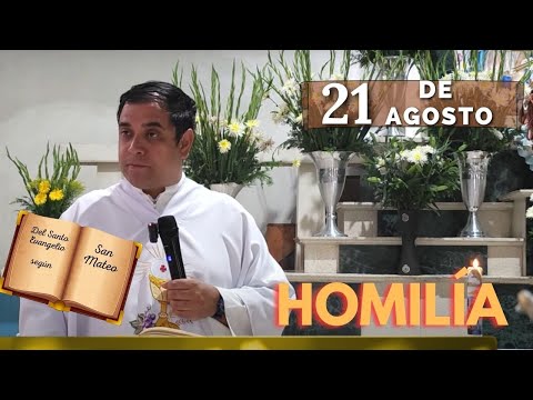 EVANGELIO DE HOY miércoles 21 de agosto del 2024 - Padre Arturo Cornejo