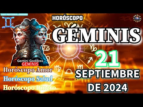 Horóscopo Diario  Géminis  21 De Septiembre De 2024 Amor + Salud