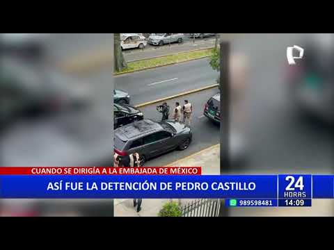 Pedro Castillo: Así fue la detención del vacado expresidente (2/2)
