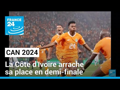 CAN 2024 : La Côte d’Ivoire arrache sa place en demi-finale en battant le Mali • FRANCE 24