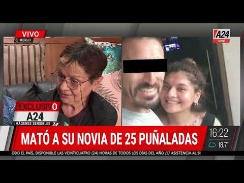 ESCALOFRIANTE FEMICIDIO en MERLO: mató a su novia de 25 puñaladas