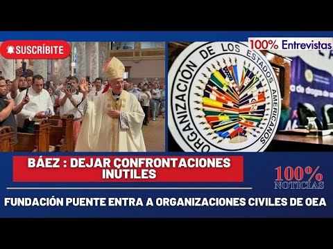 Obispo Báez lleva mensaje de fe y unidad a exiliados en Chicago/ Fundación Puente entra a OEA