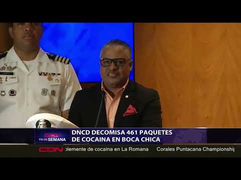 DNCD ocupa 461 paquetes de cocaína en Boca Chica