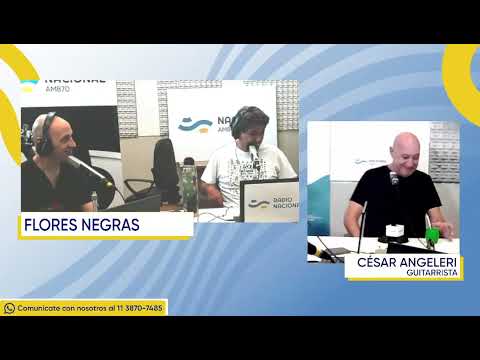 Flores Negras | César Angeleri: tango y guitarra