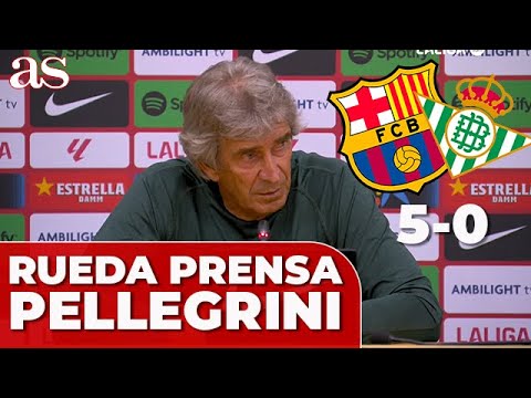 BARCELONA 5 - BETIS 0 | PELLEGRINI, RUEDA PRENSA: CLAUDIO BRAVO, JOAO FÉLIX, CANCELO, LUIZ HENRIQUE