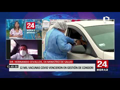 Hernando Cevallos sobre vacunas vencidas: Hubo exceso de confianza por parte de Condori