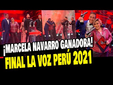MARCELA NAVARRO GANADORA DE LA VOZ PERÚ 2021 DEL EQUIPO GUILLERMO | FINAL LA VOZ