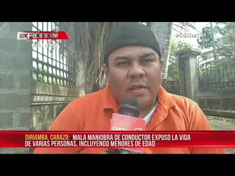 Manejo temerario de conductor de camioneta provoca accidente en Carazo – Nicaragua