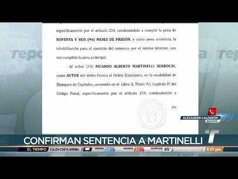 Ratifican fallo de Caso New Business que condena a expresidente Ricardo Martinelli