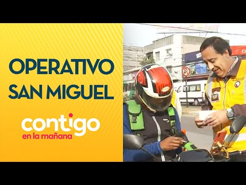 FISCALIZACIÓN SAN MIGUEL: Dos autos y cuatro motos retiradas de circulación - Contigo en La Mañana