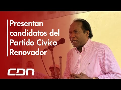 Partido Cívico Renovador presenta candidatos en Hato Mayor
