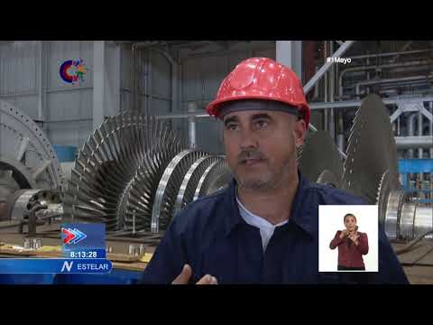 Trabajan para solucionar avería en Turbina de la Termoeléctrica Guiteras en el occidente de Cuba