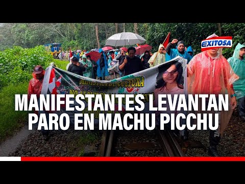 Manifestantes levantan paro en Machu Picchu por venta de entradas virtuales al santuario histórico