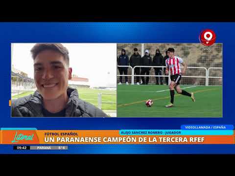 Alejandro Sánchez Romero, un paranaense campeón de la Tercera RFEF