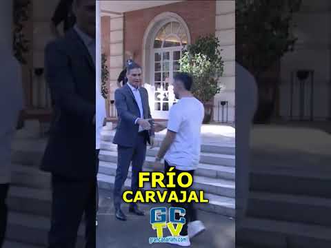 El saludo de Dani Carvajal a Pedro Sánchez del que todo el mundo habla #carvajal #pp #psoe #vox