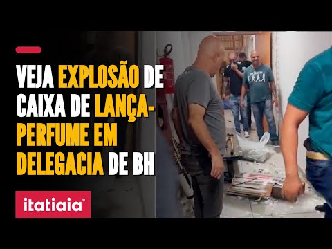CAIXA DE LANÇA-PERFUME EXPLODE E DEIXA AO MENOS CINCO POLICIAIS FERIDOS EM BH