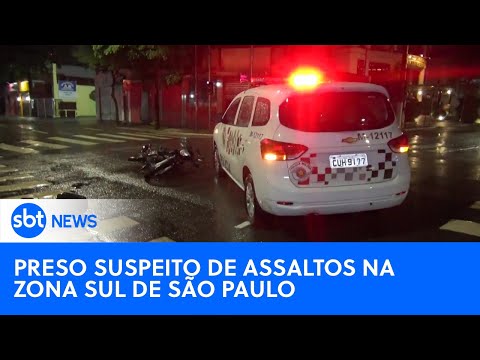 Homem é preso após roubar casal russo na zona sul de São Paulo |#SBTNewsnaTV(14/02/24)