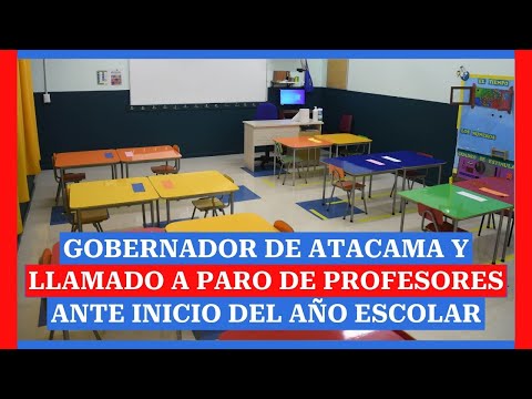 Gobernador de Atacama y llamado a paro de profesores: “Entendemos la molestia, pero no es lo mejor”