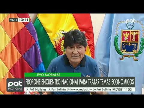 Evo Morales  - Economía