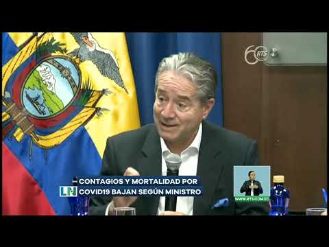 Contagios y mortalidad en Ecuador por Covid-19 bajan según ministro