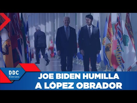 AMLO,  humillado por Joe Biden