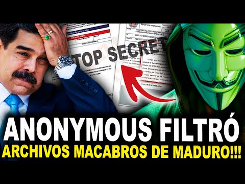 ANONYMOUS ATACA DONDE MAS LE DUELE A NICOLAS MADURO ?