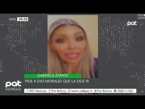 Audio de Gabriela Zapata dirigido para Evo Morales