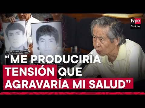 Alberto Fujimori solicita se programen solo dos sesiones semanales en juicio por caso Pativilca