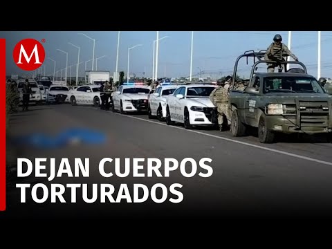 Hallan cuerpos de dos hombres en Culiacán con evidencias de tortura