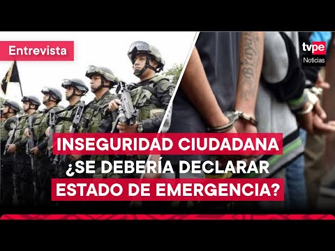 INSEGURIDAD CIUDADANA: ¿se debería declarar ESTADO DE EMERGENCIA en distritos del Perú?