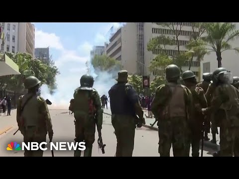 At least five are dead after Kenyan protesters stormed parliament