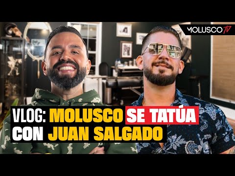 Juan Salgado hace que a Molusco se le haga un taco en la garganta por tatuaje nuevo