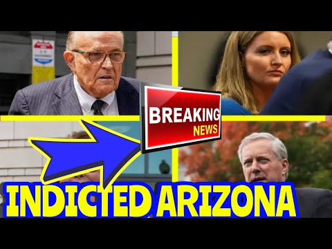 BREAKING: Giuliani, Mark Meadows, Jenna Ellis, Christina Bobb have all been indicted in Arizona.