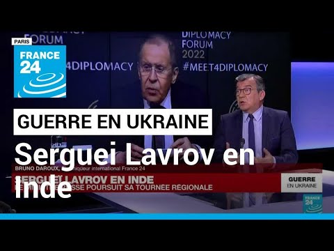 Inde : Sergueï Lavrov poursuit sa tournée régionale • FRANCE 24