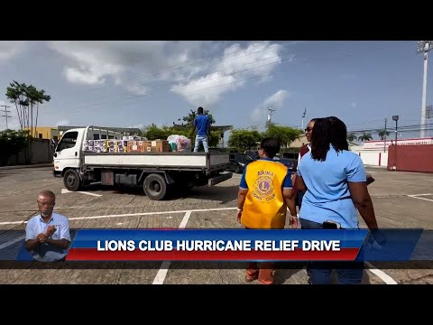 Lions Club Hurricane Relief Drive